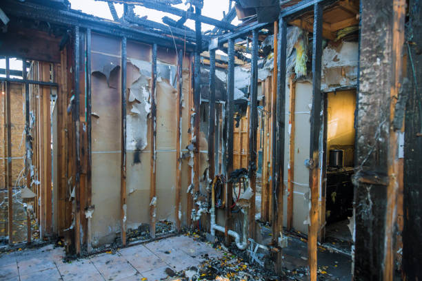 Professional Fire Damage Assessment technician working in Perkiomenville, PA